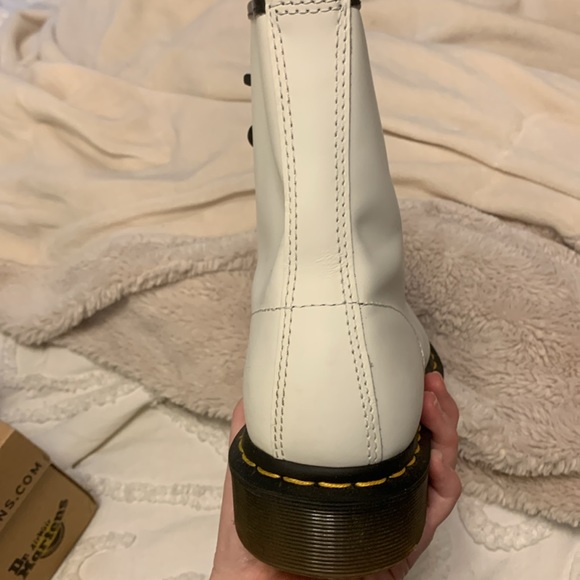 White Dr. Martens Boots - Picture 3 of 7